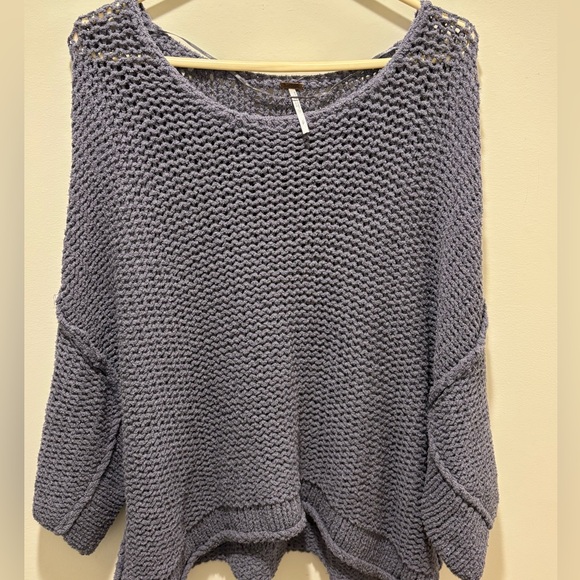 Free People Gray Knit Sweater - Picture 2 of 7